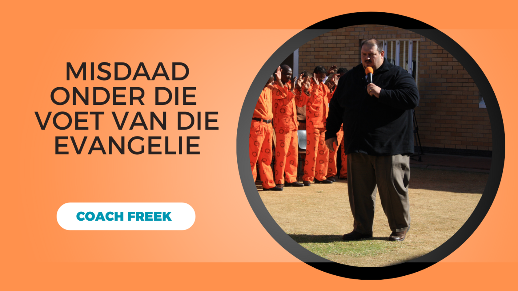 Misdaad onder die voet van die Evangelie